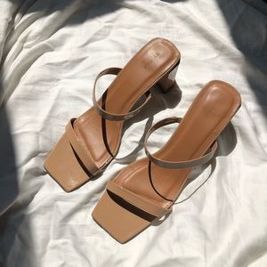 BY FAR Tanya Patent Block Heel Sandals, 40 (US 9)